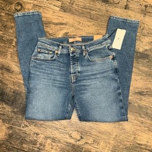 7FAMK NWT Luxe Vintage Josefina in Lyme.